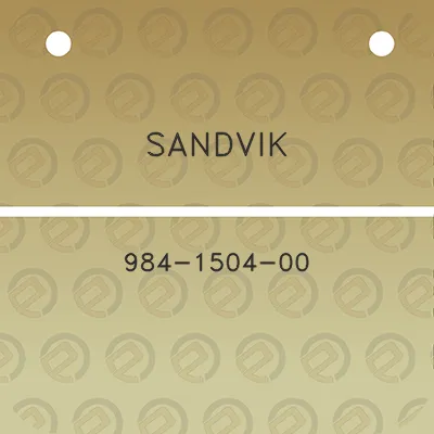 sandvik-984-1504-00