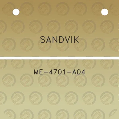 sandvik-me-4701-a04