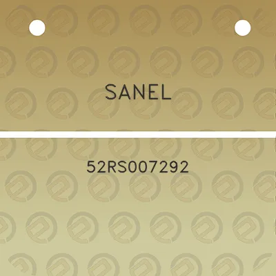 sanel-52rs007292