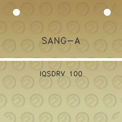 sang-a-iqsdrv-100