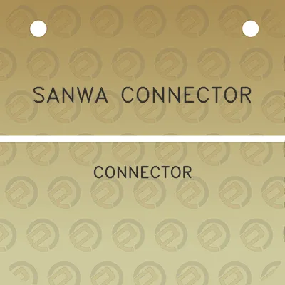 sanwa-connector-connector