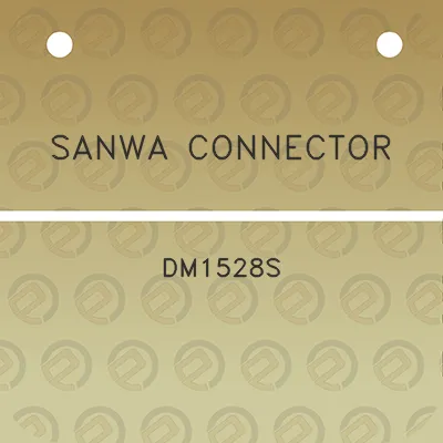 sanwa-connector-dm1528s