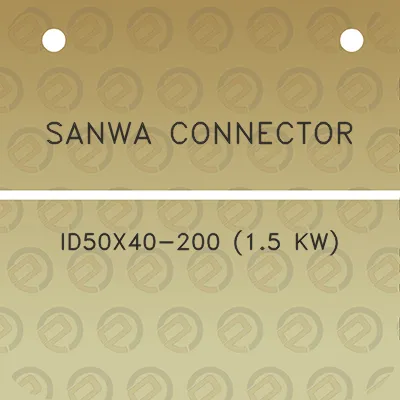 sanwa-connector-id50x40-200-15-kw