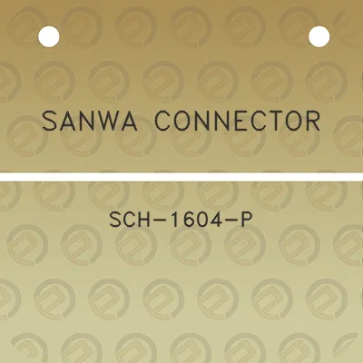 sanwa-connector-sch-1604-p