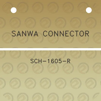 sanwa-connector-sch-1605-r