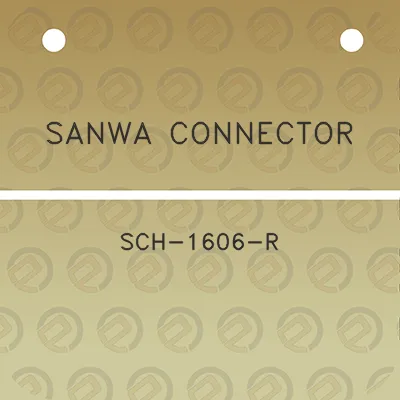 sanwa-connector-sch-1606-r