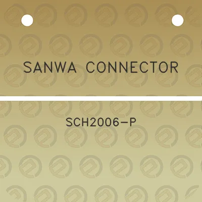 sanwa-connector-sch2006-p