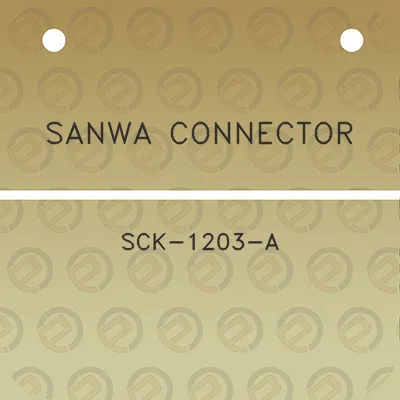 sanwa-connector-sck-1203-a