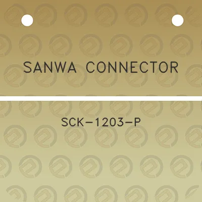 sanwa-connector-sck-1203-p