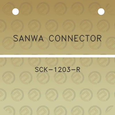 sanwa-connector-sck-1203-r