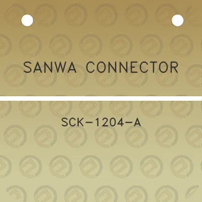 sanwa-connector-sck-1204-a