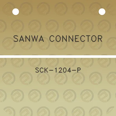 sanwa-connector-sck-1204-p