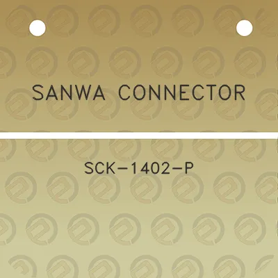 sanwa-connector-sck-1402-p