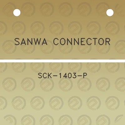 sanwa-connector-sck-1403-p