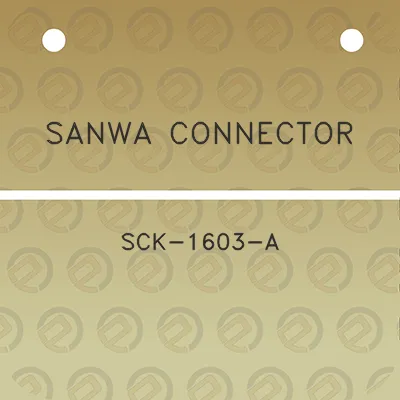 sanwa-connector-sck-1603-a