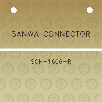 sanwa-connector-sck-1606-r