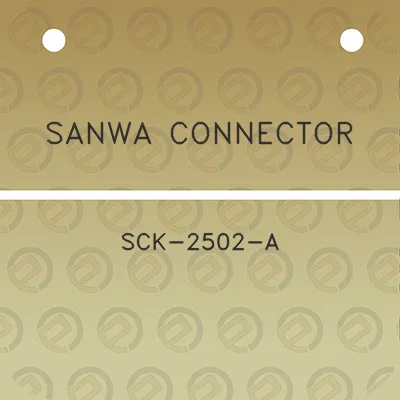 sanwa-connector-sck-2502-a