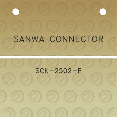 sanwa-connector-sck-2502-p