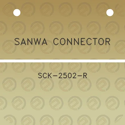 sanwa-connector-sck-2502-r