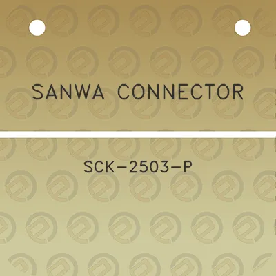 sanwa-connector-sck-2503-p