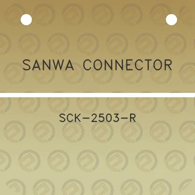 sanwa-connector-sck-2503-r