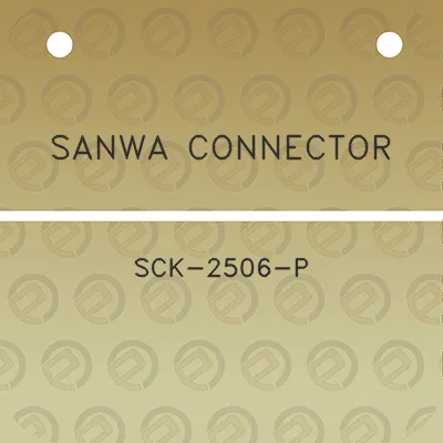 sanwa-connector-sck-2506-p