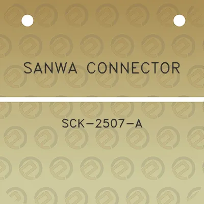 sanwa-connector-sck-2507-a