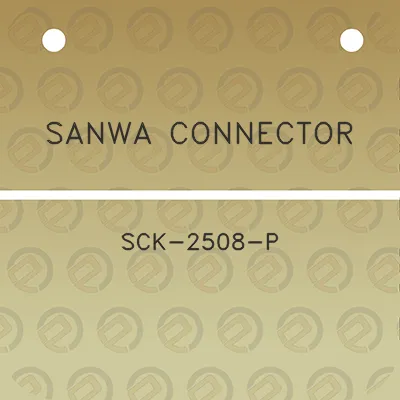 sanwa-connector-sck-2508-p