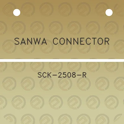 sanwa-connector-sck-2508-r