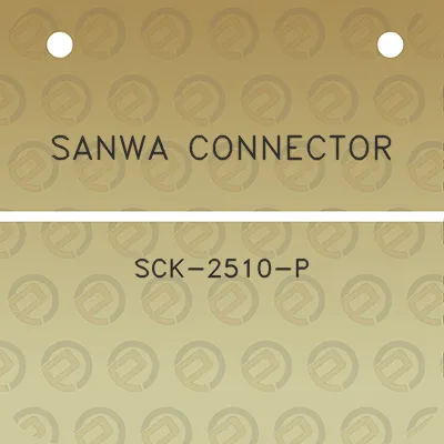 sanwa-connector-sck-2510-p