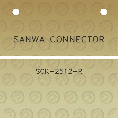 sanwa-connector-sck-2512-r