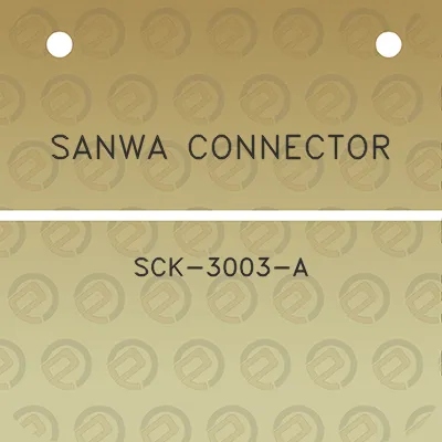 sanwa-connector-sck-3003-a