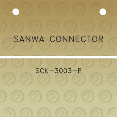 sanwa-connector-sck-3003-p