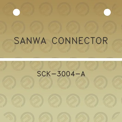 sanwa-connector-sck-3004-a