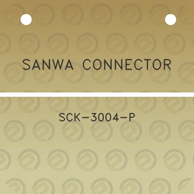 sanwa-connector-sck-3004-p