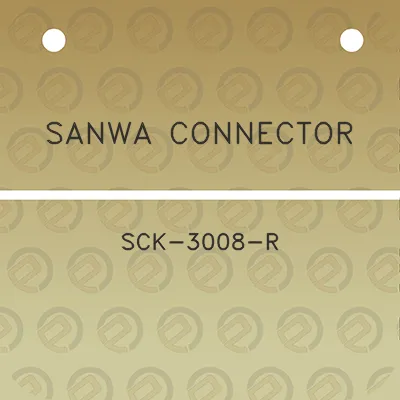 sanwa-connector-sck-3008-r