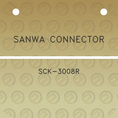 sanwa-connector-sck-3008r