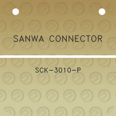 sanwa-connector-sck-3010-p