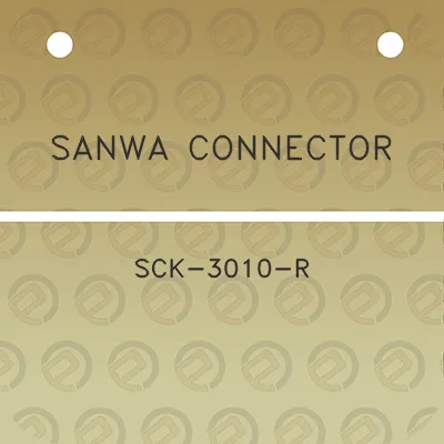 sanwa-connector-sck-3010-r