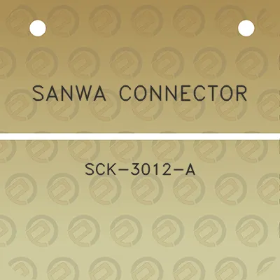 sanwa-connector-sck-3012-a