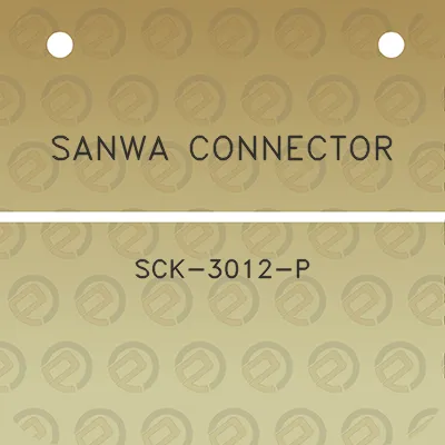 sanwa-connector-sck-3012-p