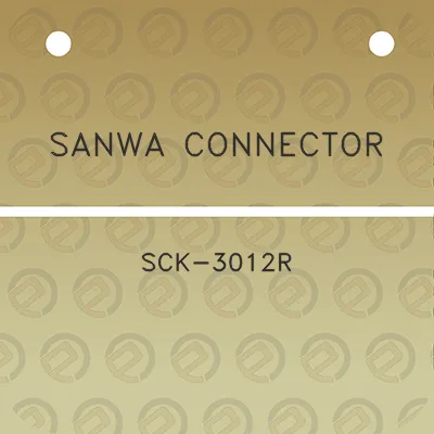 sanwa-connector-sck-3012r