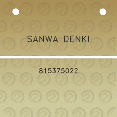 sanwa-denki-815375022