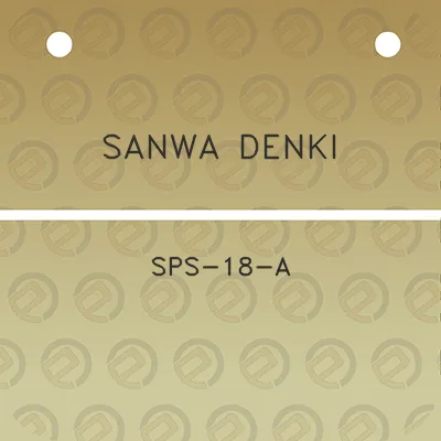 sanwa-denki-sps-18-a