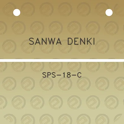 sanwa-denki-sps-18-c