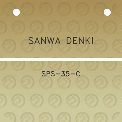 sanwa-denki-sps-35-c