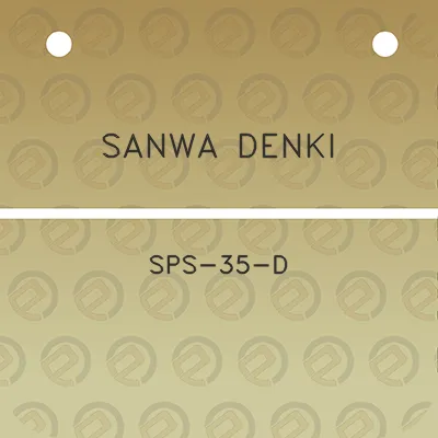 sanwa-denki-sps-35-d