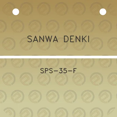 sanwa-denki-sps-35-f