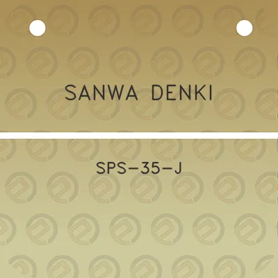 sanwa-denki-sps-35-j