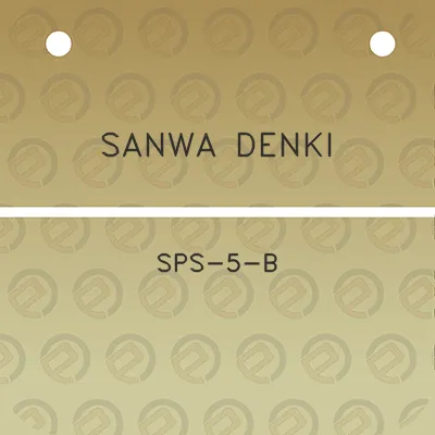 sanwa-denki-sps-5-b